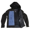Frank Thomas Puffer Hoodie Ladies Black Blue