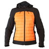 Frank Thomas Puffer Hoodie Ladies Black Orange