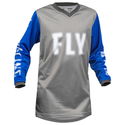F-16 Youth MX Jersey Grey Blue