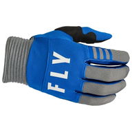 F-16 Youth MX Gloves Blue Grey