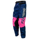 Kinetic Khaos Youth MX Pants Pink Navy Tan