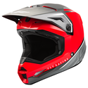 Kinetic Vision Youth MX Helmet Red Grey