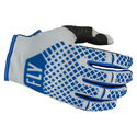 Kinetic MX Gloves Blue Light Grey
