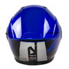 Nitro F350 Analog DVS Black Blue Silver Flip Front Motorcycle Helmet Back                                                                                                                                                                                      