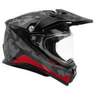 Trekker Pulse Helmet Black Red