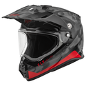 Trekker Pulse Helmet Black Red