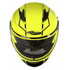 Nitro F350 Analog DVS Black Safety Yellow Gun Flip Front Motorcycle Helmet Top                                                                                                                                                                                 