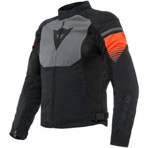 Dainese Air Fast Textile Jacket Black Grey Fluo Red