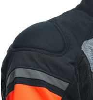 Air Fast Textile Jacket Black Grey Fluo Red