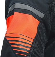 Air Fast Textile Jacket Black Grey Fluo Red
