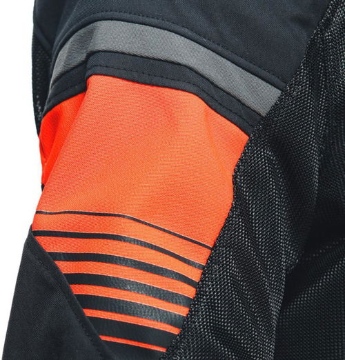 Dainese Air Fast Tex Jacket Black Grey Fluo Red