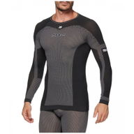 Long Sleeve Jersey Round Neck Black Carbon