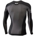 Long Sleeve Jersey Round Neck Black Carbon