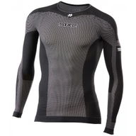 Long Sleeve Jersey Round Neck Black Carbon