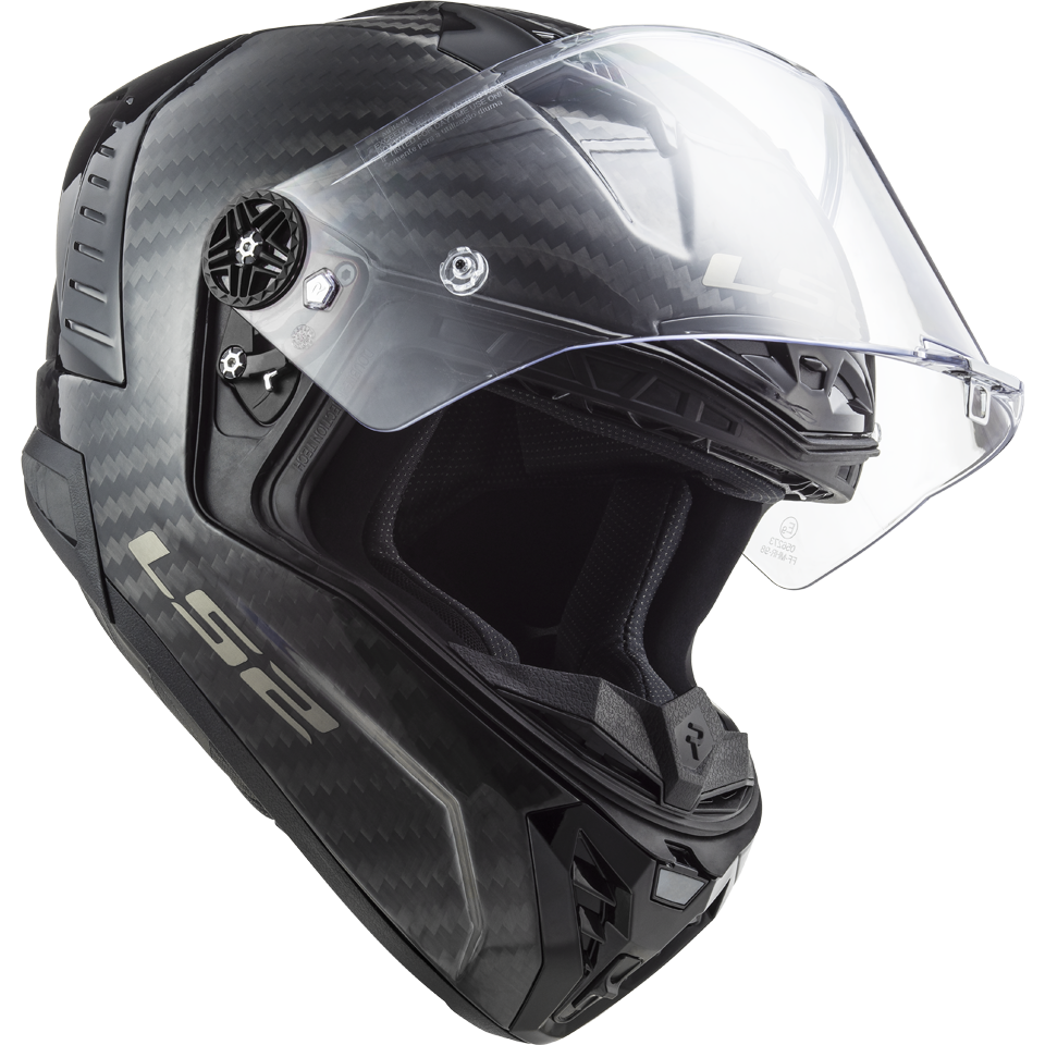 LS2 FF805 Thunder Carbon Helmet Solid Carbon