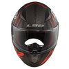 LS2 FF353 Rapid Helmet Raven Matt Black White Red