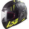 LS2 FF353 Rapid Helmet Raven Matt Black Silver Yellow