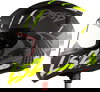 LS2 FF353 Rapid Helmet Raven Matt Black Silver Yellow
