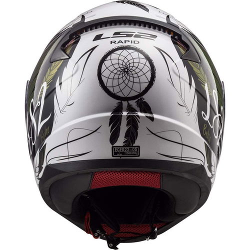LS2 FF353 Rapid Helmet Boho White Black Pink