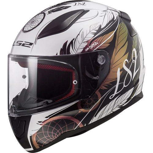 LS2 FF353 Rapid Helmet Boho White Black Pink