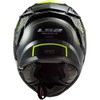 LS2 FF327 Challenger Carbon Helmet Fold Hi Viz Yellow