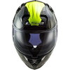 LS2 FF327 Challenger Carbon Helmet Fold Hi Viz Yellow