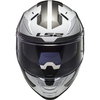 LS2 FF811 Vector II Helmet Metric White Titanium Silver