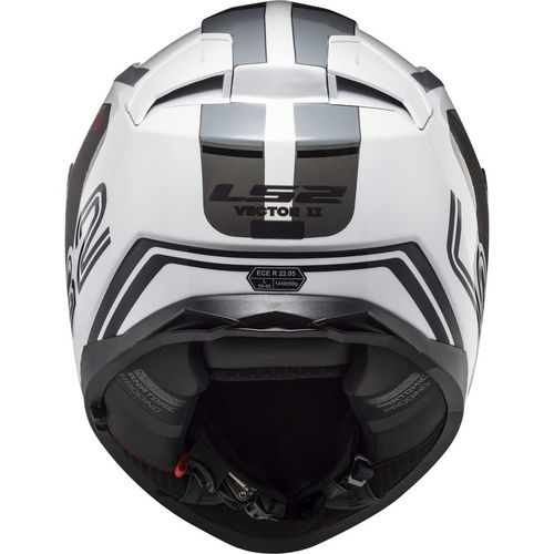 LS2 FF811 Vector II Helmet Metric White Titanium Silver