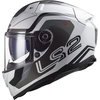 LS2 FF811 Vector II Helmet Metric White Titanium Silver
