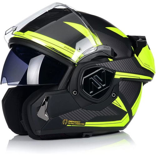 LS2 FF906 Advant Revo Helmet Matt Black Hi Viz Yellow