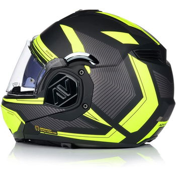 LS2 FF906 Advant Revo Helmet Matt Black Hi Viz Yellow