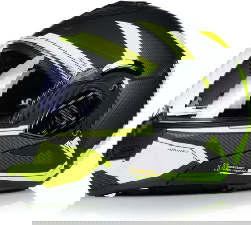 LS2 FF906 Advant Revo Helmet Matt Black Hi Viz Yellow