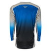Fly Lite MX Jersey Blue Grey Black