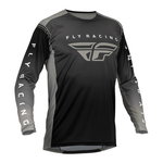 Fly Lite MX Jersey Black Grey