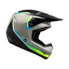 Fly Kinetic Vision MX Helmet Grey Black