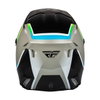 Fly Kinetic Vision MX Helmet Grey Black