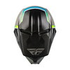 Fly Kinetic Vision MX Helmet Grey Black