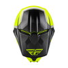 Fly Kinetic Vision MX Helmet Hi-Vis Black