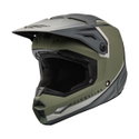 Kinetic Vision MX Helmet Olive Green Grey