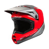 Kinetic Vision MX Helmet Red Grey