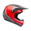 Fly Kinetic Vision MX Helmet Red Grey