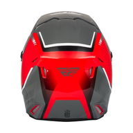 Kinetic Vision MX Helmet Red Grey