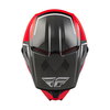 Fly Kinetic Vision MX Helmet Red Grey