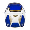 Fly Kinetic Vision MX Helmet White Blue