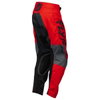 Fly Kinetic Khaos Youth MX Pants Black Red Grey