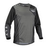 Fly Kinetic Jet MX Jersey Grey Dark Grey Black