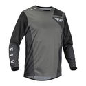 Kinetic Jet MX Jersey Grey Dark Grey Black