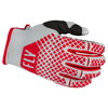 Fly Kinetic MX Gloves Red Grey