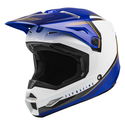 Kinetic Vision Youth MX Helmet White Blue