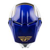 Fly Kinetic Vision Youth MX Helmet White Blue